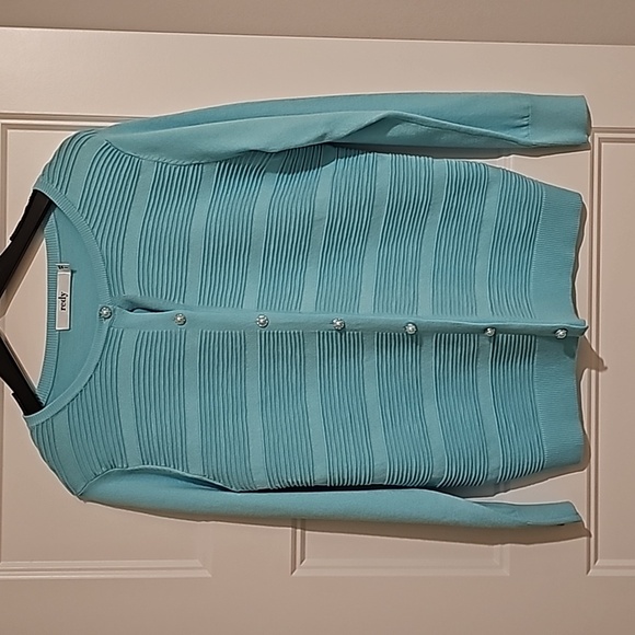 New Redy Pearled Women's Cardigan sz small - Picture 1 of 8